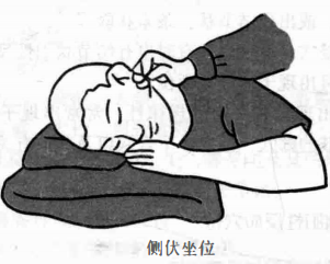 侧伏坐位