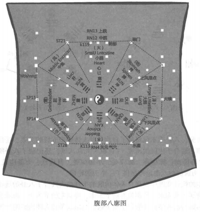 腹部八廓图